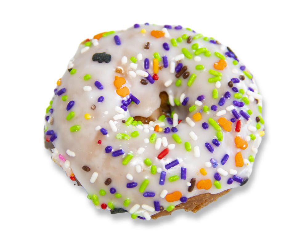 Order Color sprinkle on white frosted cake food online from Honey Donuts store, Crowley on bringmethat.com