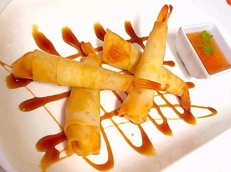 Order 4 Piece Golden Shrimp Rolls  food online from Bananas Thai Cuisine store, Houston on bringmethat.com