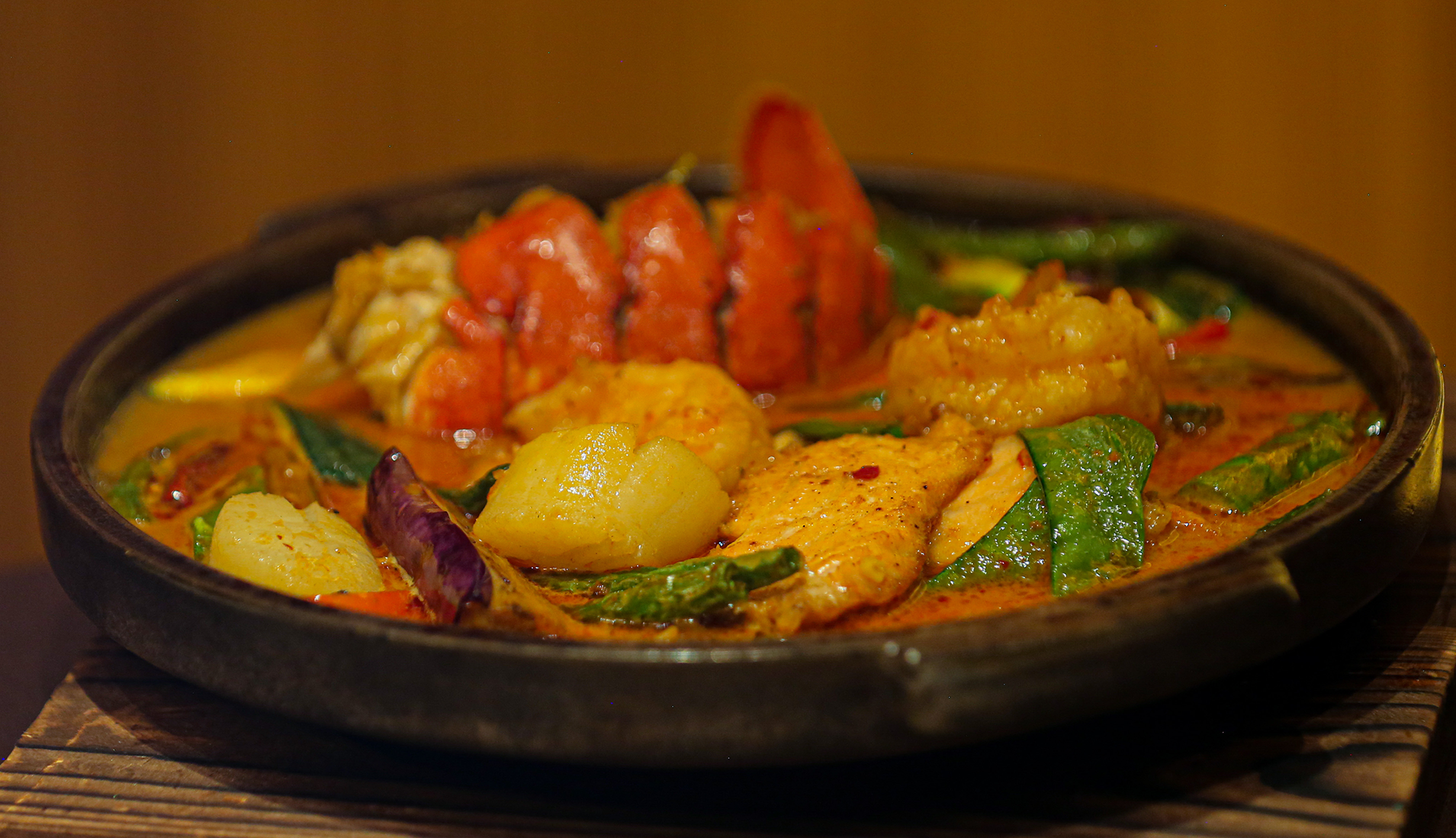 Order Seafood Thai Red Curry Casserole food online from MoCA Woodbury store, Woodbury on bringmethat.com
