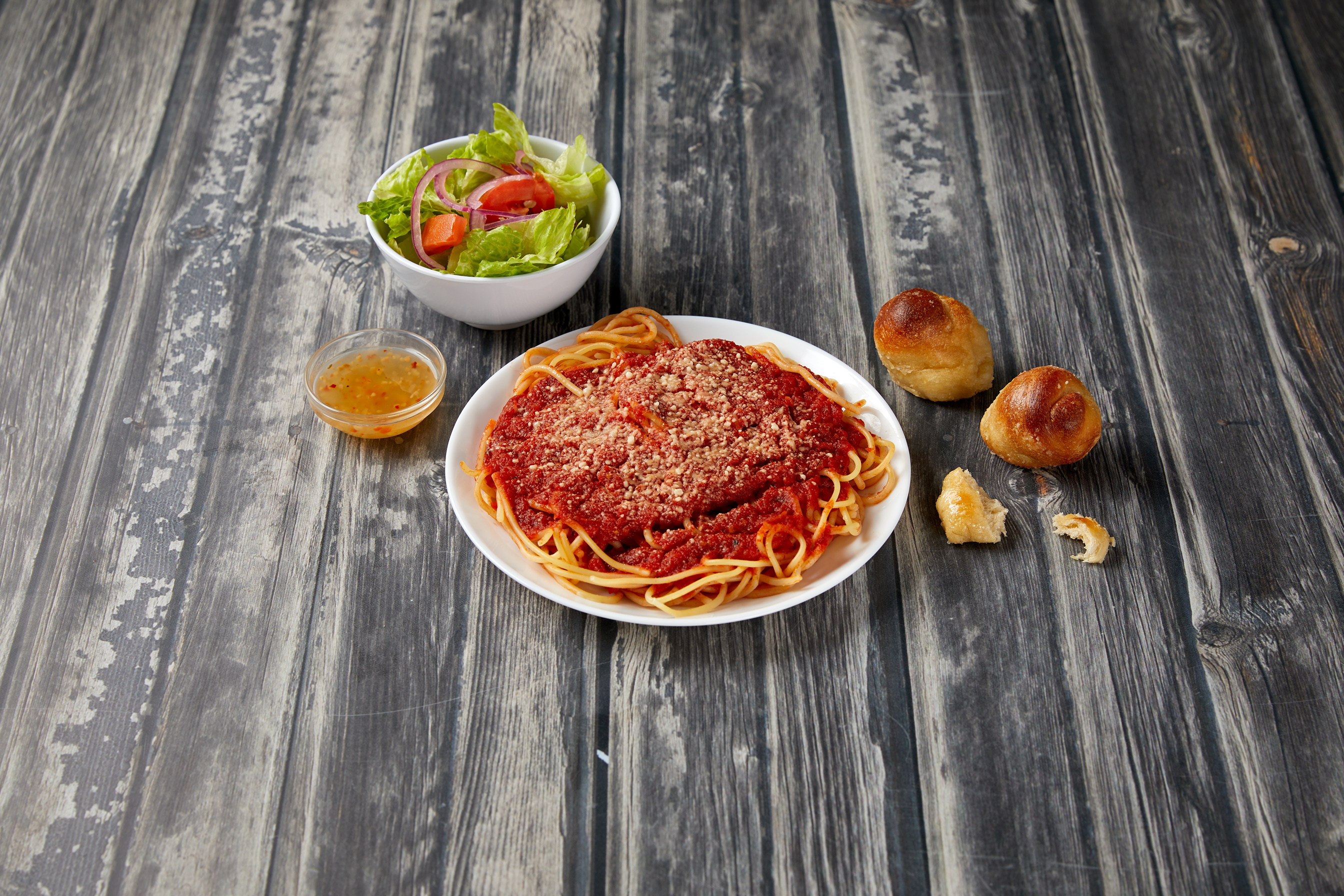 Order Spaghetti with Marinara Sauce food online from Gaetano's Pizzeria store, Miami on bringmethat.com