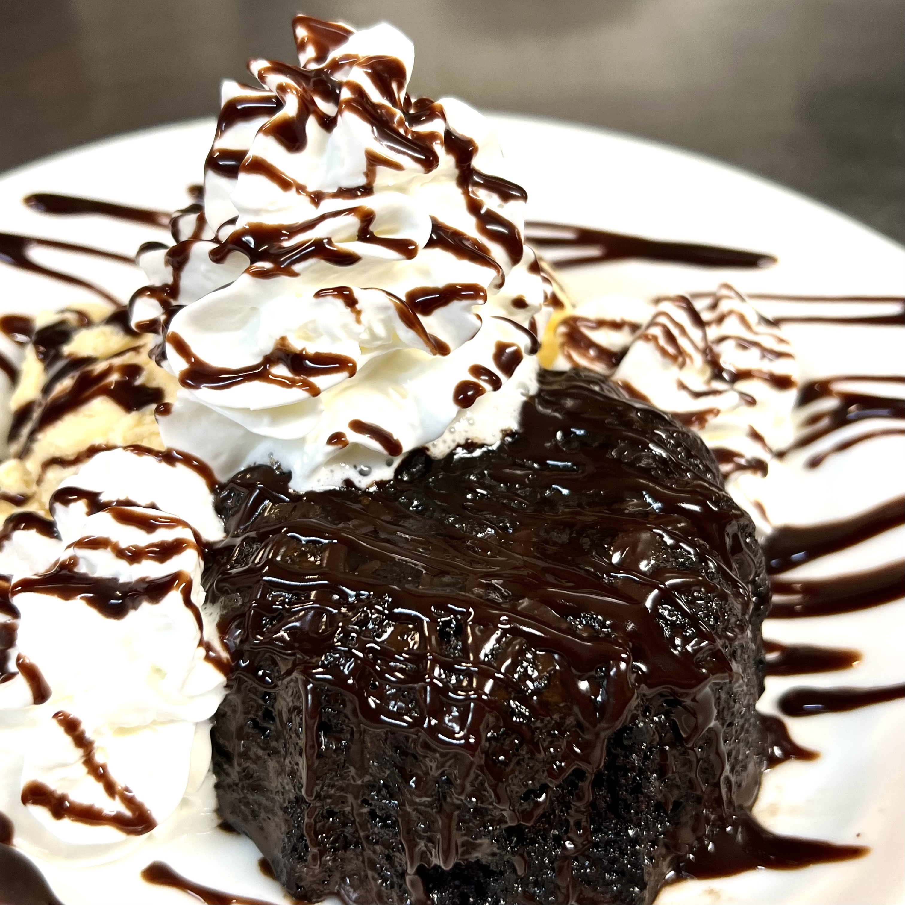 Order Molten Chocolate Cake food online from Anyway Pub store, Oakbrook Terrace on bringmethat.com