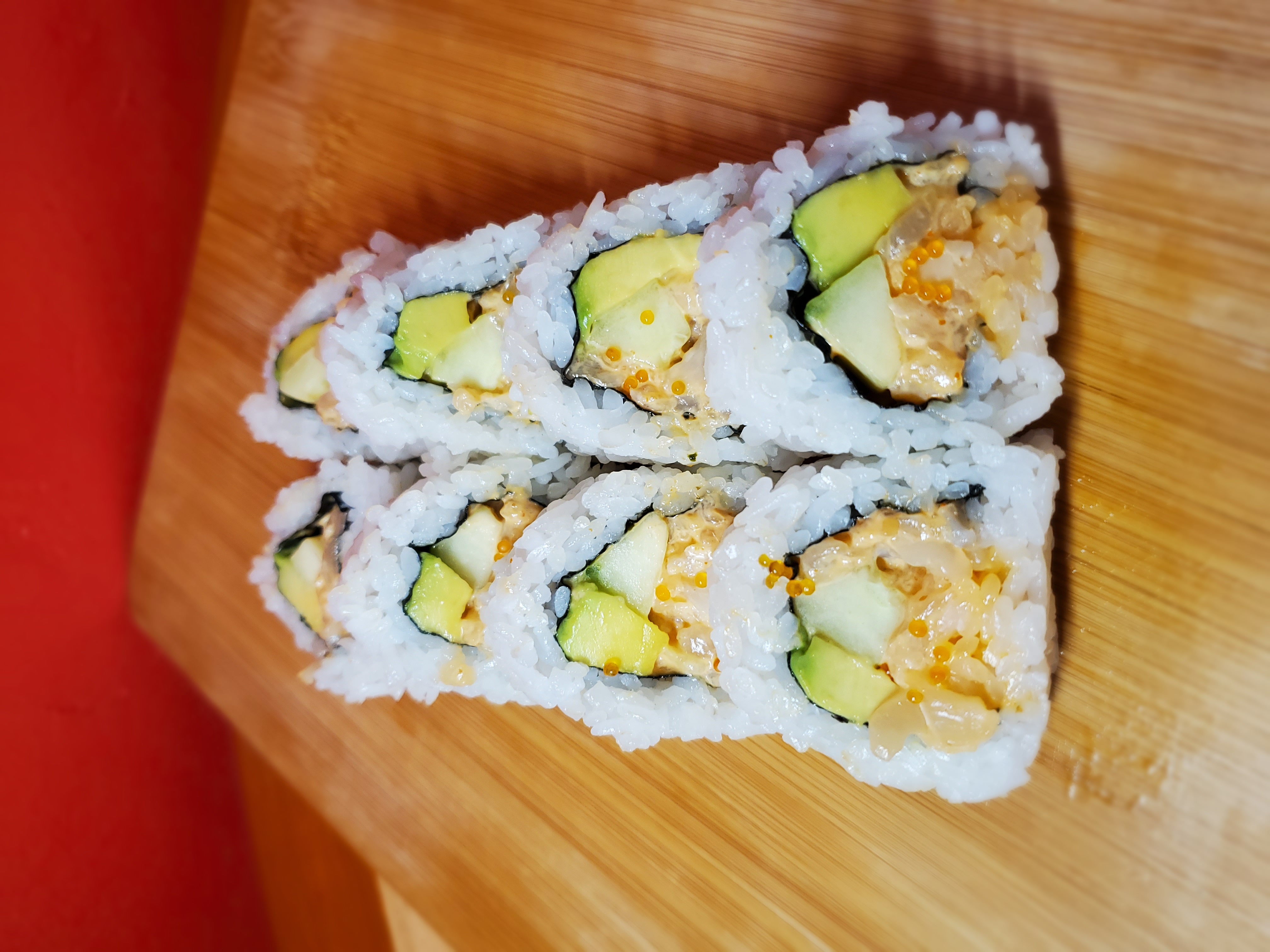 Order Spicy Scallop Roll food online from Yummykoreangrill.com store, Las Vegas on bringmethat.com