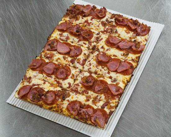 Order Build Your Own (14") Large Pizza food online from Papa Pizza & Bbq store, Farmington Hills on bringmethat.com