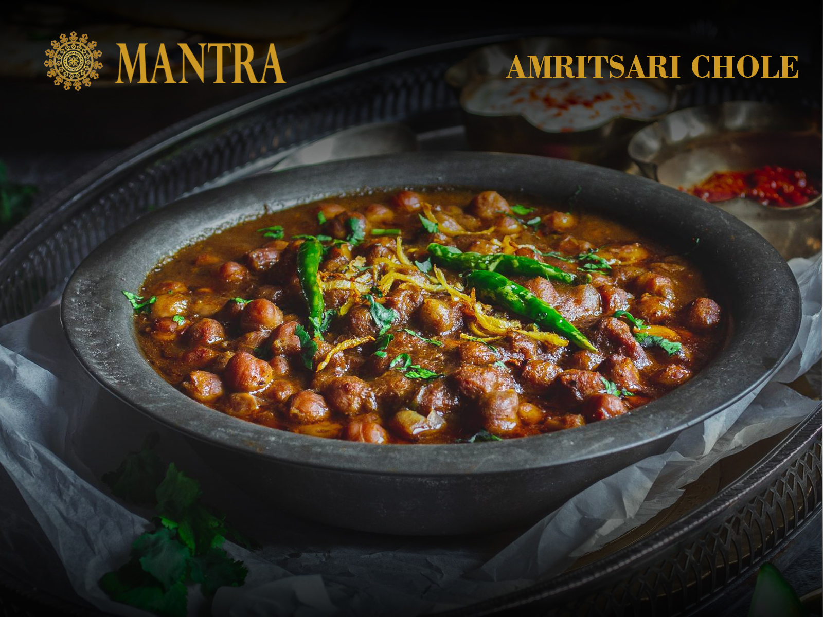Order Amritsari Chole food online from Mantra restaurant store, Jersey City on bringmethat.com
