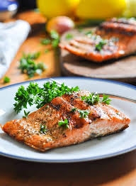 Order Grilled Salmon Filet food online from The Hangout store, Carmel Hamlet on bringmethat.com