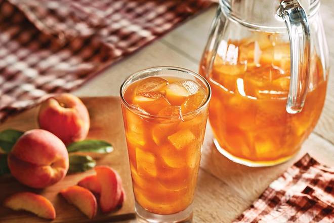 Order Half Gallon Peach Tea food online from Chicken N Biscuits By Cracker Barrel store, Lafayette on bringmethat.com