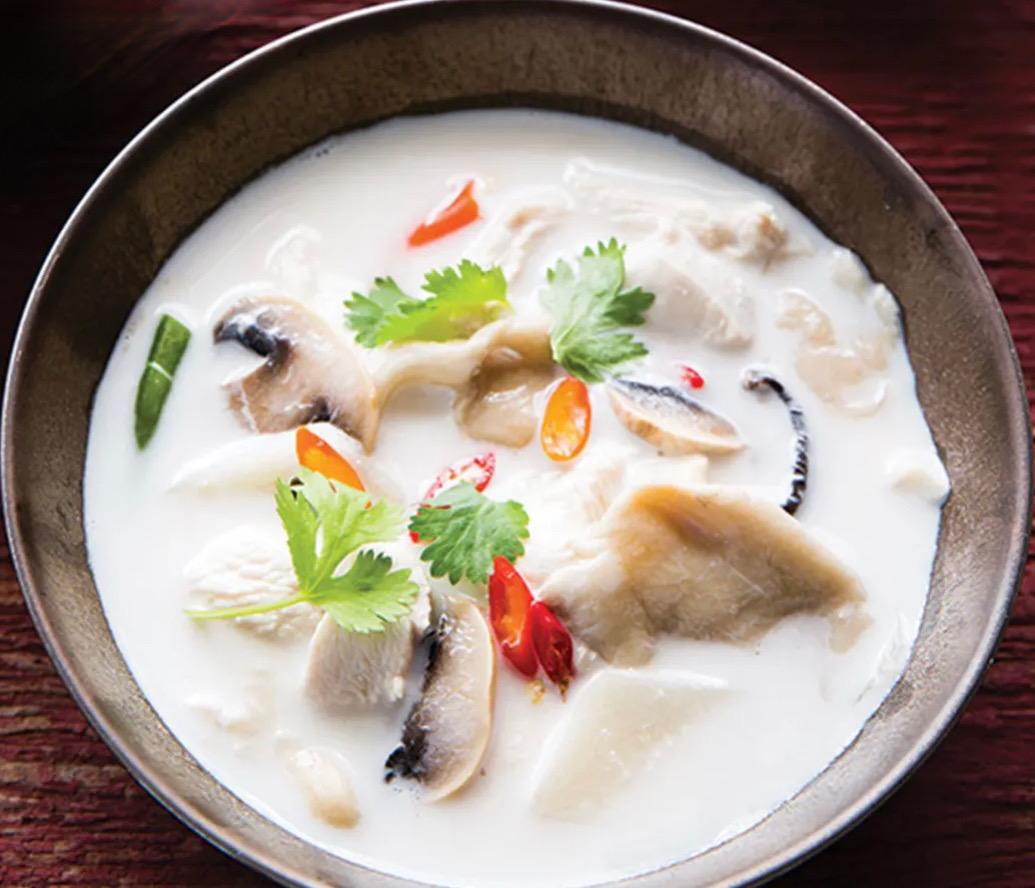 Order GALANGAL COCONUT SOUP food online from Yummy thai store, New York on bringmethat.com