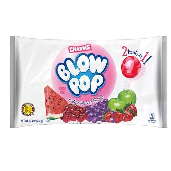 Order Charms Blow Pop Assorted Flavor Lollipops, 10.4 OZ Bag food online from Cvs store, SUNNYVALE on bringmethat.com