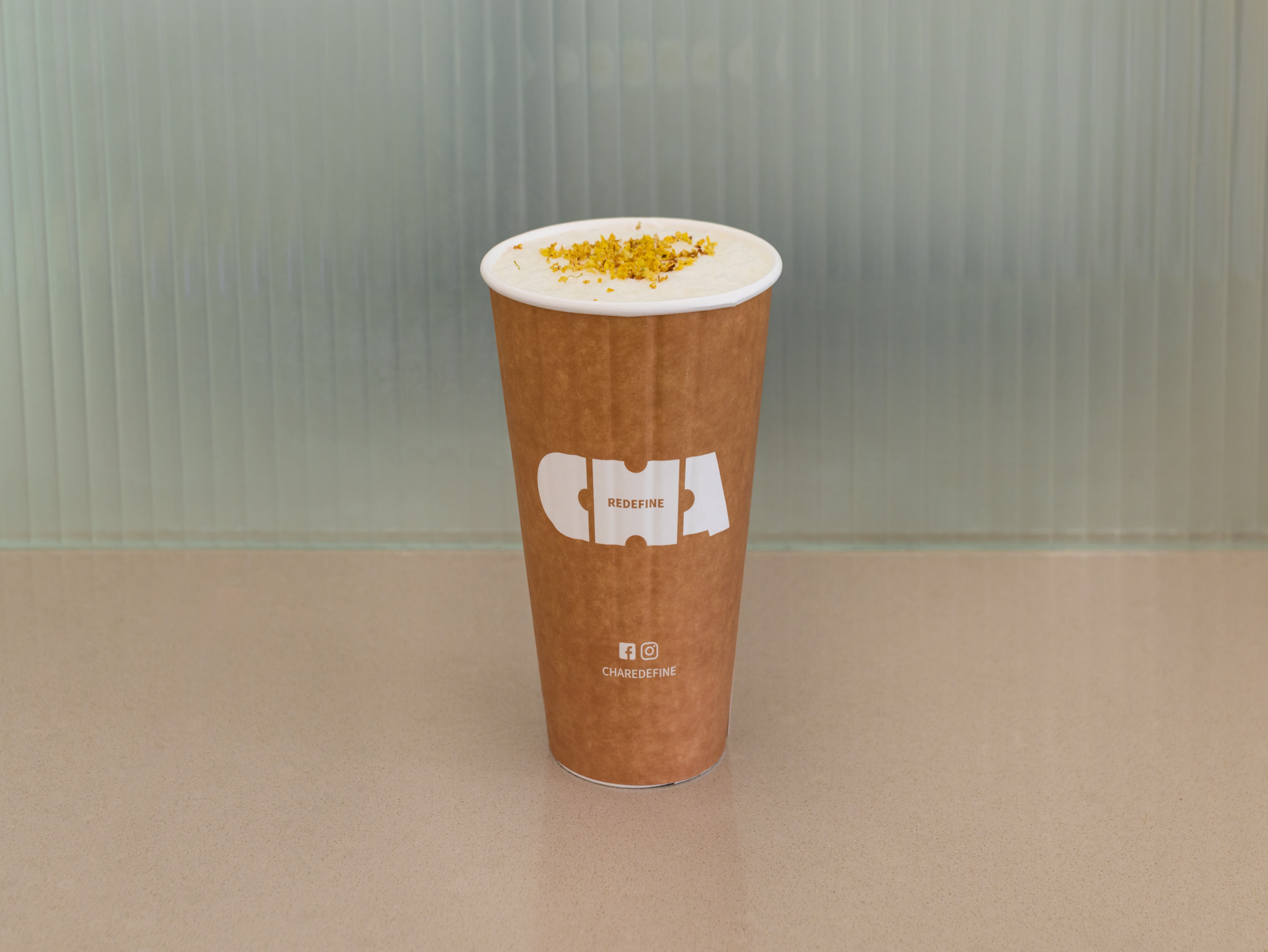 Order Osmanthus Chappuccino food online from Cha Redefine store, Los Angeles on bringmethat.com