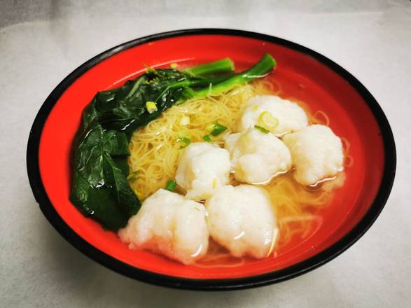 Order Fish Paste Noodle in Soup 魚滑湯麵 food online from Peking kitchen store, Brooklyn on bringmethat.com