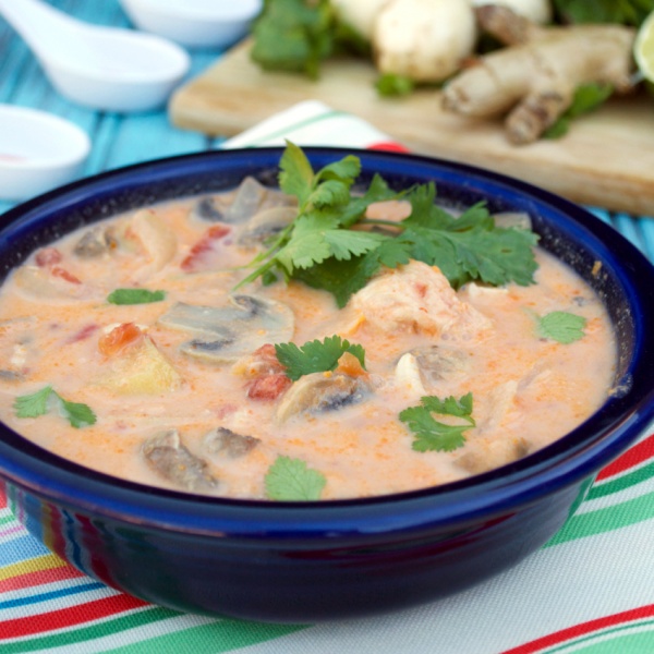 Order S7. Tom Kha Soup with Chicken food online from Asian Fusion store, Kennesaw on bringmethat.com