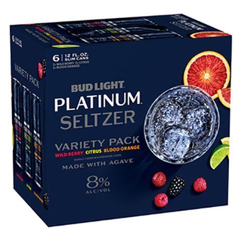 Order Bud Light Platinum Seltzer Variety 6 Pack 12oz Can Box food online from 7-Eleven store, Evans Mills on bringmethat.com