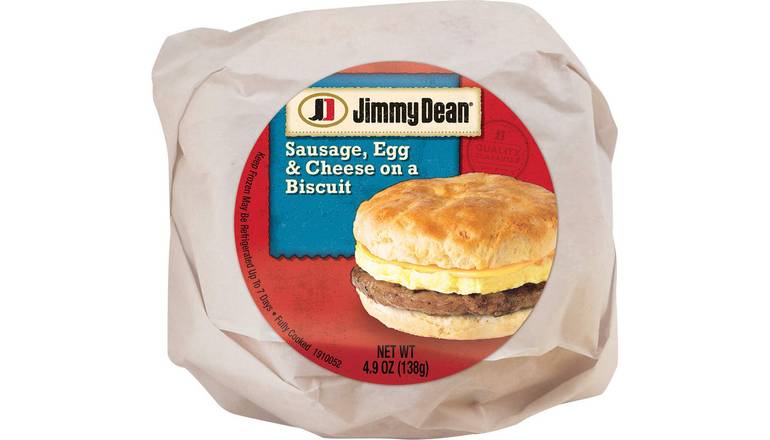 Order Jimmy Dean sausage,egg & cheese on biscuit food online from Route 7 Food Mart store, Norwalk on bringmethat.com