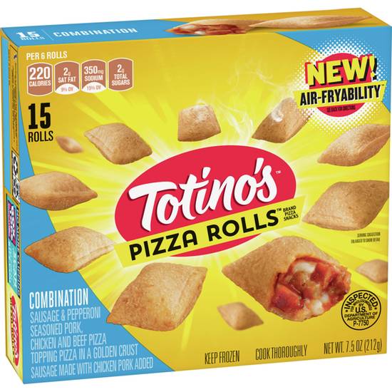 Order Totino'S Pizza Rolls, Combination - Count Of 15 food online from Route 7 Food Mart store, Norwalk on bringmethat.com
