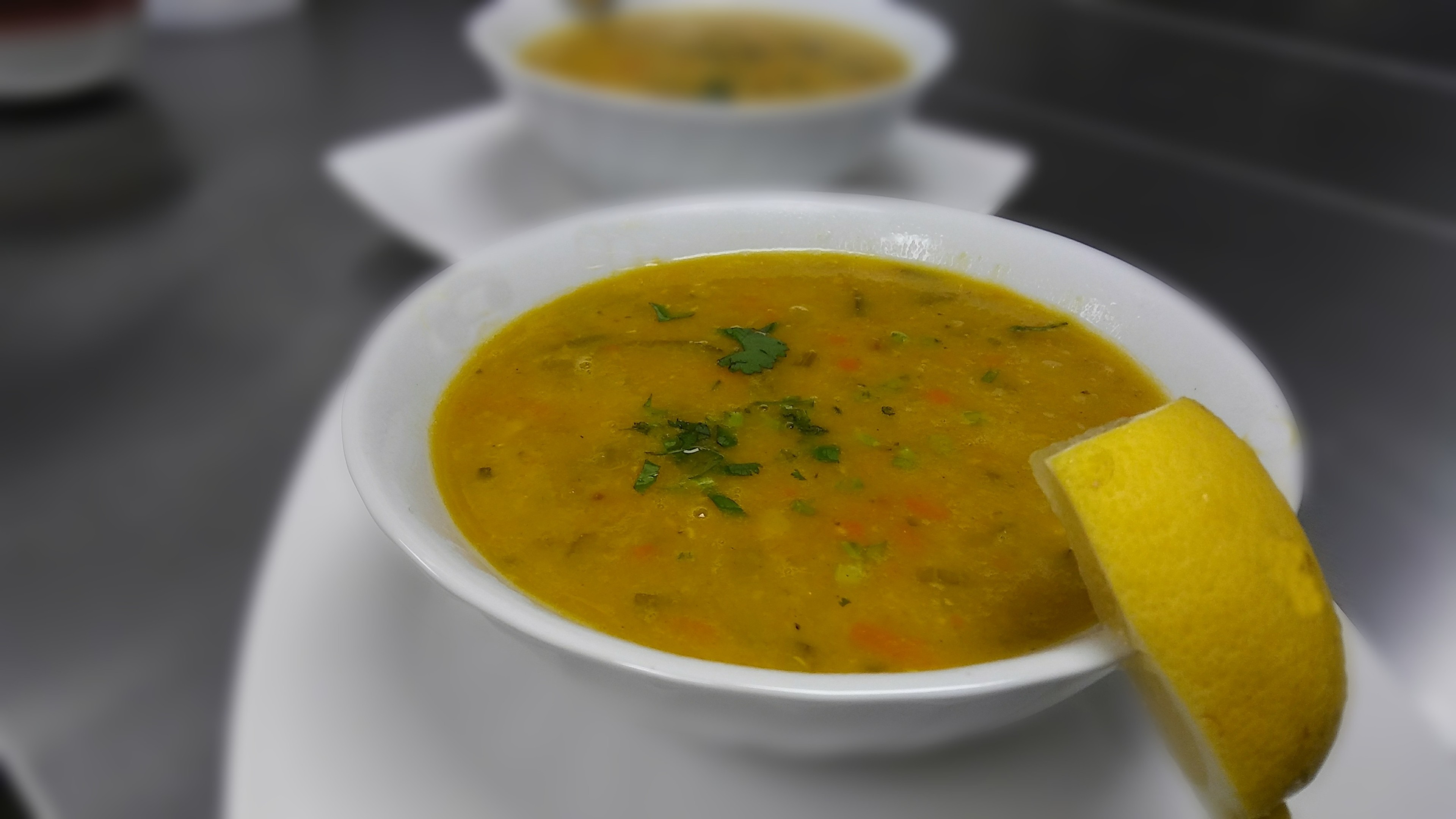 Order Mulligatawny Soup food online from Royal Spice Indian Restaurant store, Dunwoody on bringmethat.com