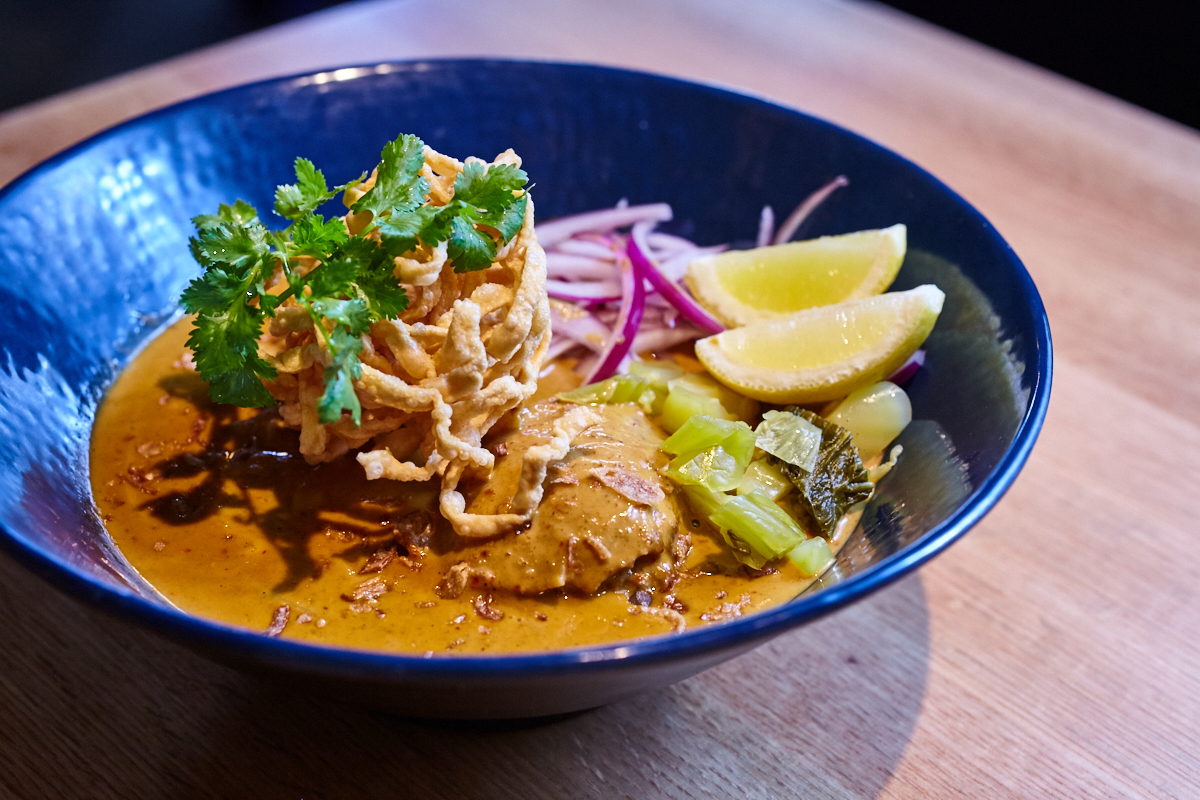 Order Khao Soi Noodle food online from Thep Thai Restaurant store, New York on bringmethat.com
