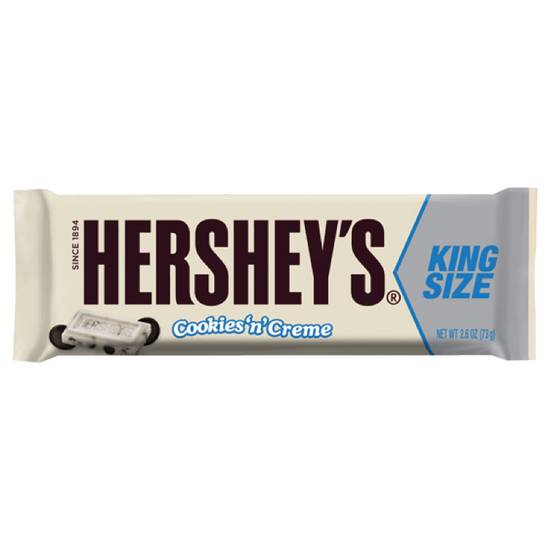 Order Hershey'S Cookies 'N' Crème King Size Candy Bar food online from Exxon Food Mart store, Port Huron on bringmethat.com