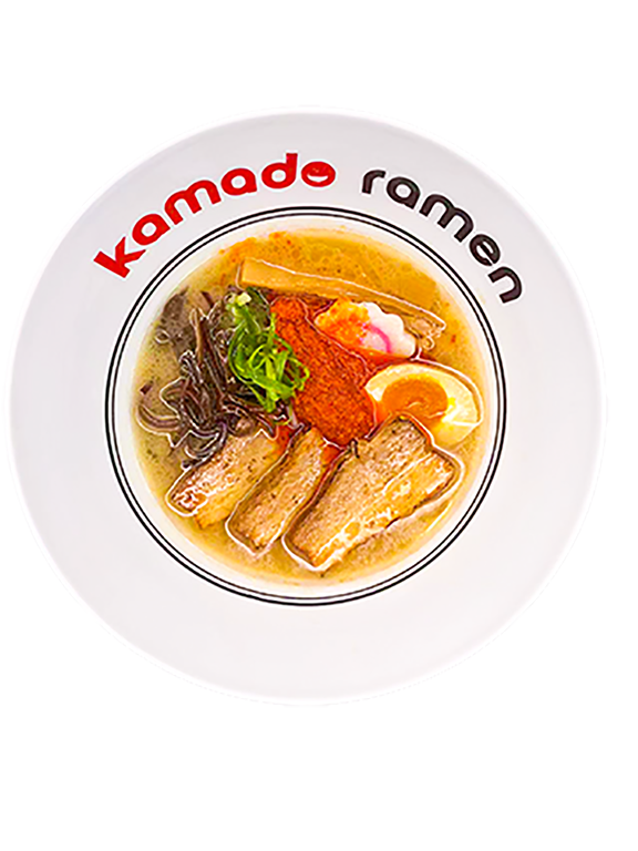 Order (R2) Spicy Tonkotsu Ramen food online from Kamado Ramen store, Huntsville on bringmethat.com