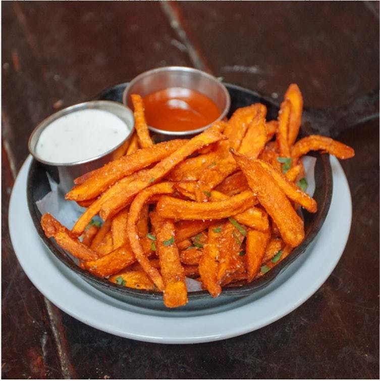 Order Sweet Potato Fries - Side food online from The Six Chow House store, Studio City on bringmethat.com