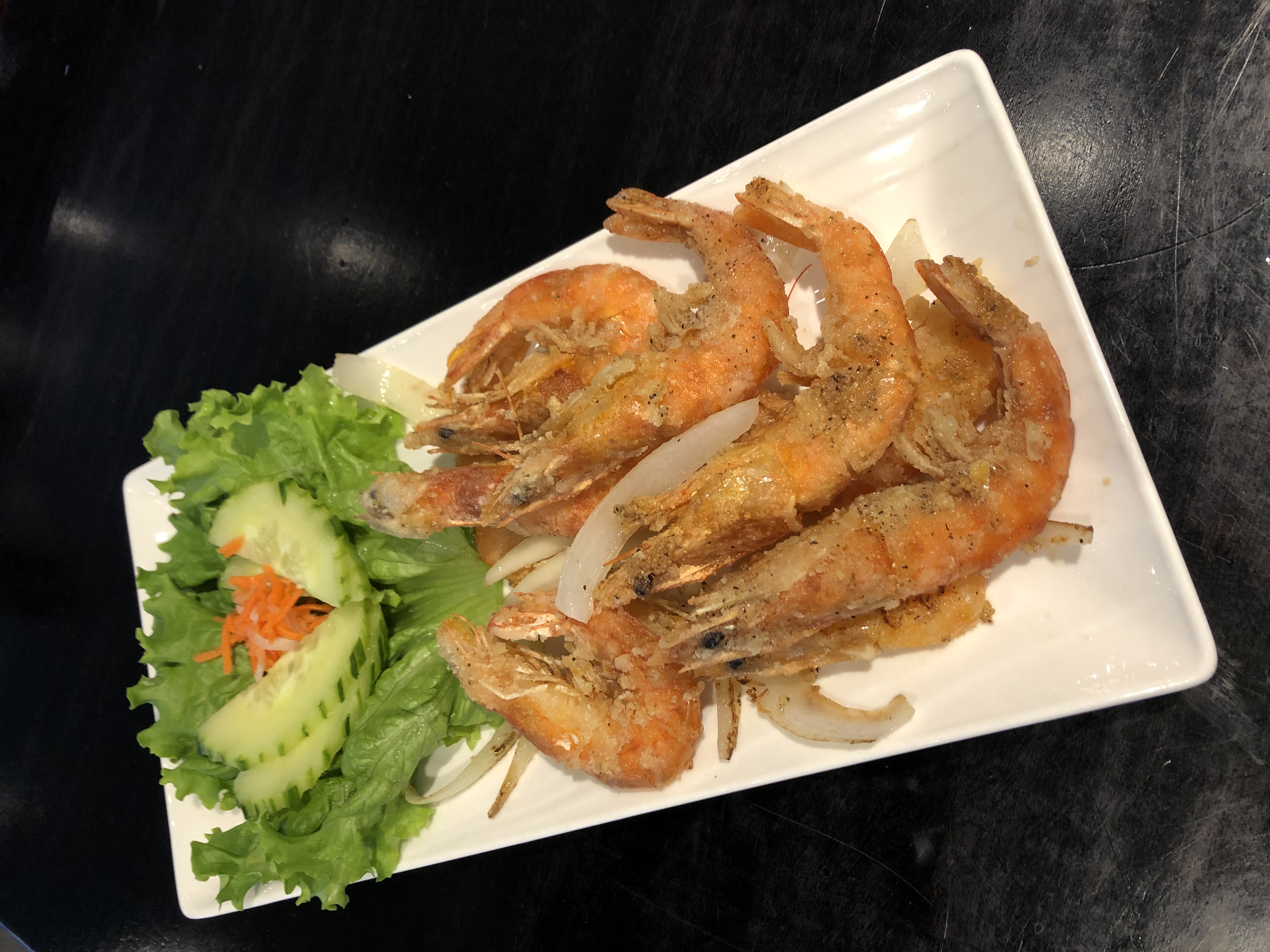 Order A15. Sauteed Jumbo Shrimp-Tom Rang Muoi food online from Pho Amour store, Fontana on bringmethat.com