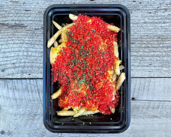 Order Xxtra Flamin Hot Cheetos Cheese Fries food online from Zero Degrees store, summerlin on bringmethat.com