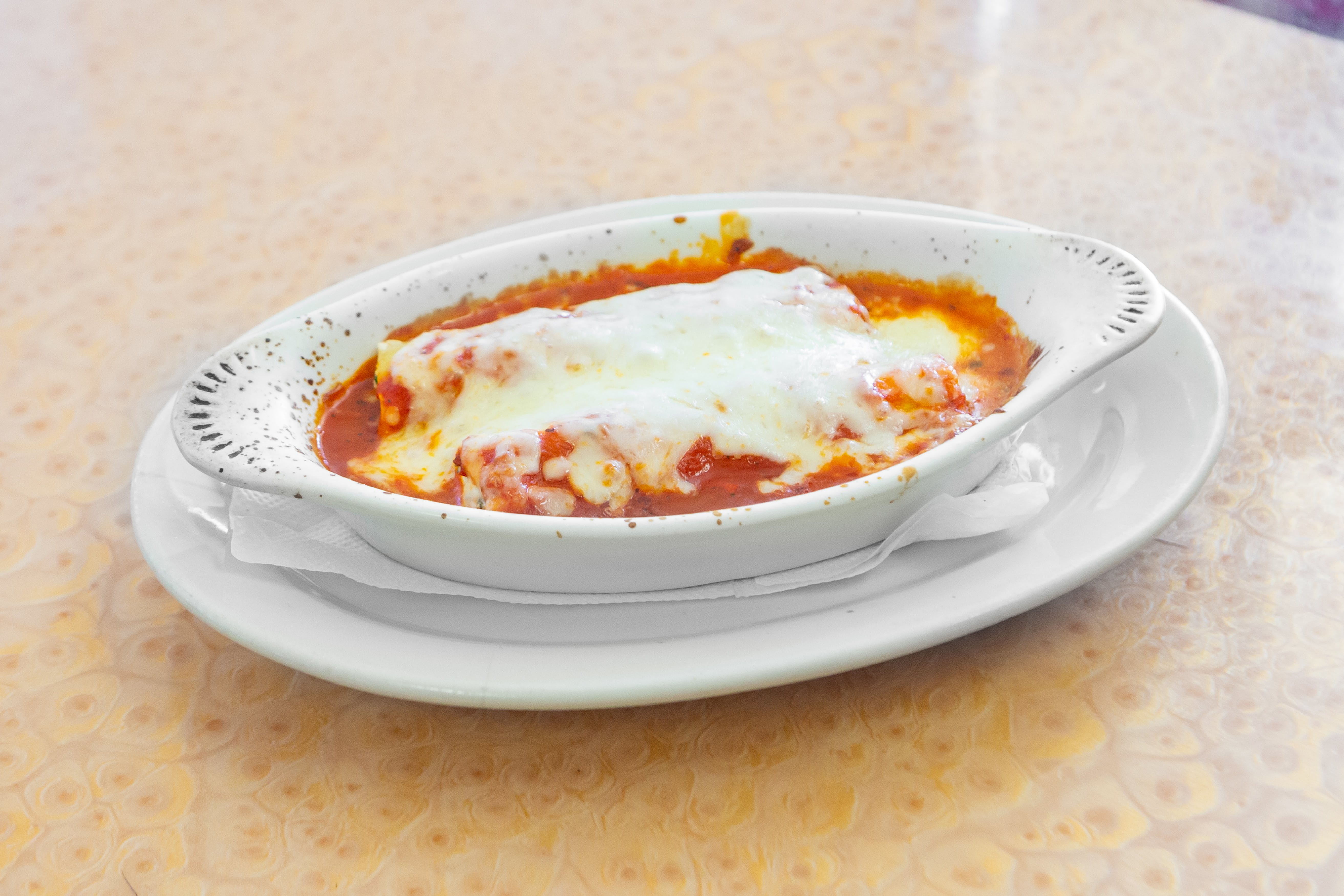 Order Cannelloni - Baked Pasta food online from La Bella Italian Grill store, Garland on bringmethat.com
