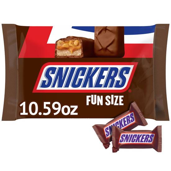 Order SNICKERS Chocolate Candy Bars, Fun Size, 10.59 Oz Bag food online from Cvs store, MONTEZUMA on bringmethat.com