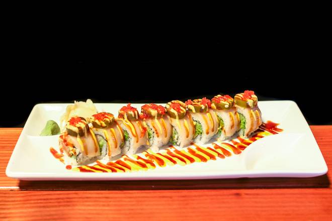 Order Super Yellowtail Roll food online from Tommy Tavern + Tap store, Bridgewater Township on bringmethat.com