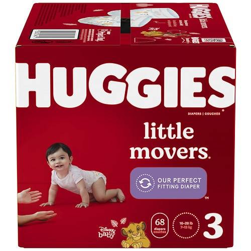 Order Huggies Little Movers Baby Diapers, Size 3 - 68.0 ea food online from Walgreens store, COMMERCE on bringmethat.com