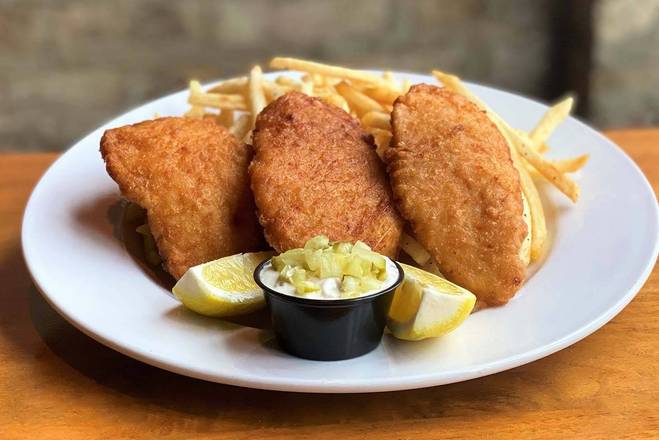 Order Fish & Chips food online from Mac's Wood Grilled store, Chicago on bringmethat.com