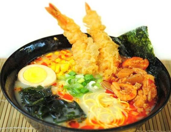 Order 9. Spicy Seafood Ramen food online from Bento Ya store, Los Angeles on bringmethat.com