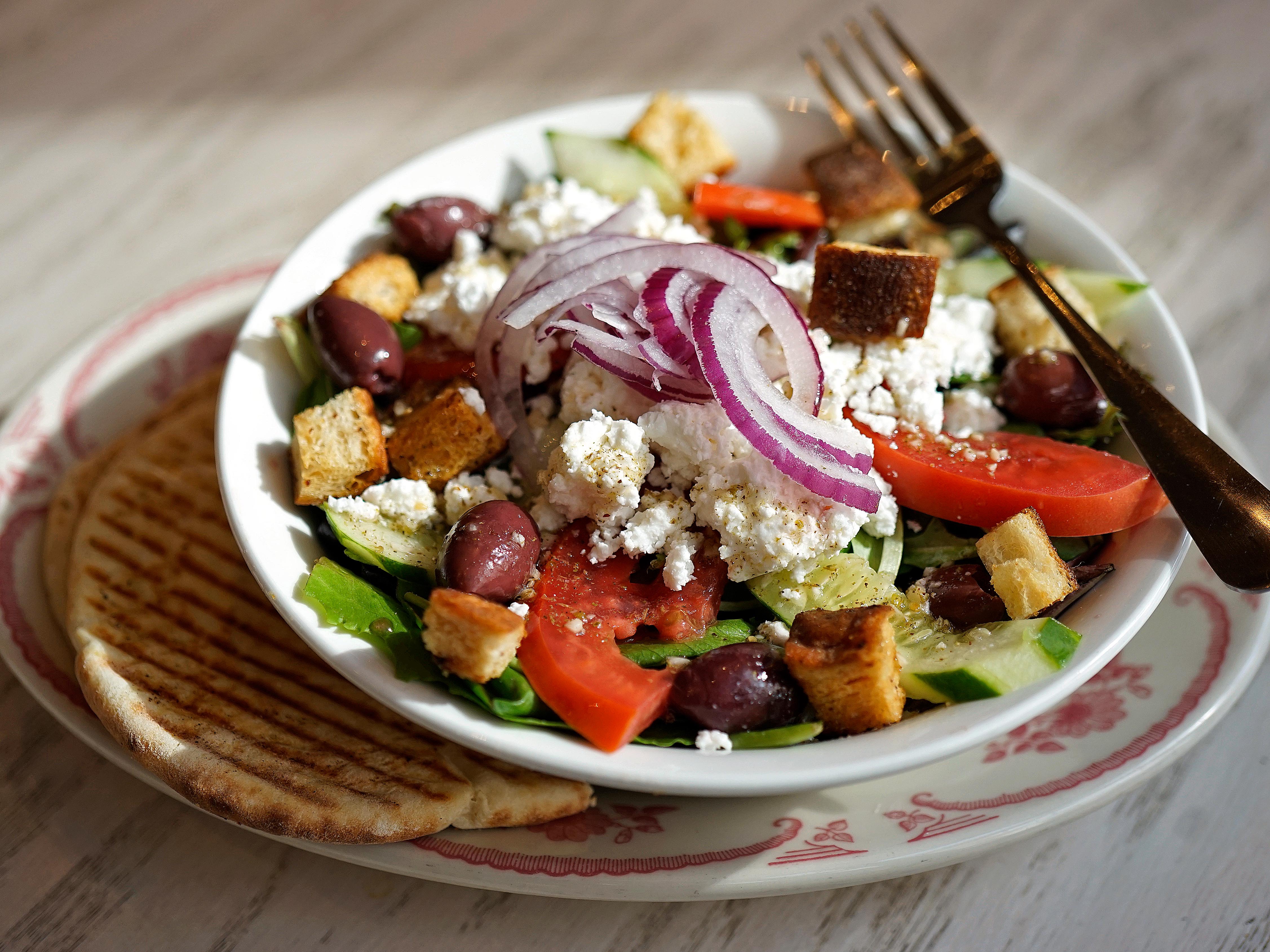 Order Feta Salad- food online from Bite store, New York on bringmethat.com