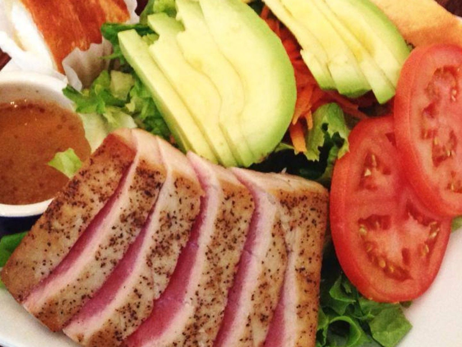 Order Ahi Tuna Salad food online from Cafe At Pharr store, Dunwoody on bringmethat.com