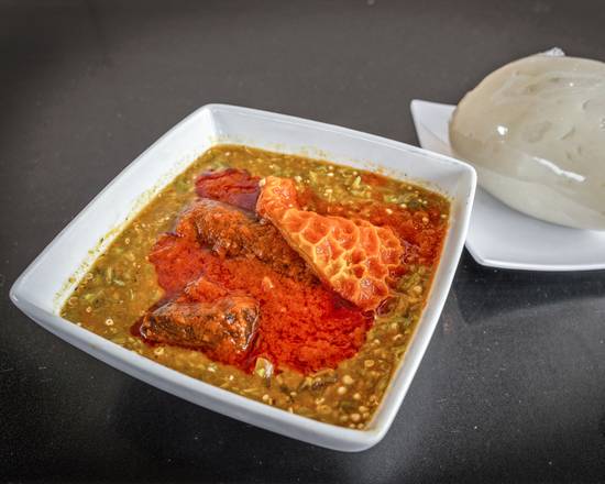 Order Okra Soup food online from Trices Cafe and Lounge store, Leon Valley on bringmethat.com
