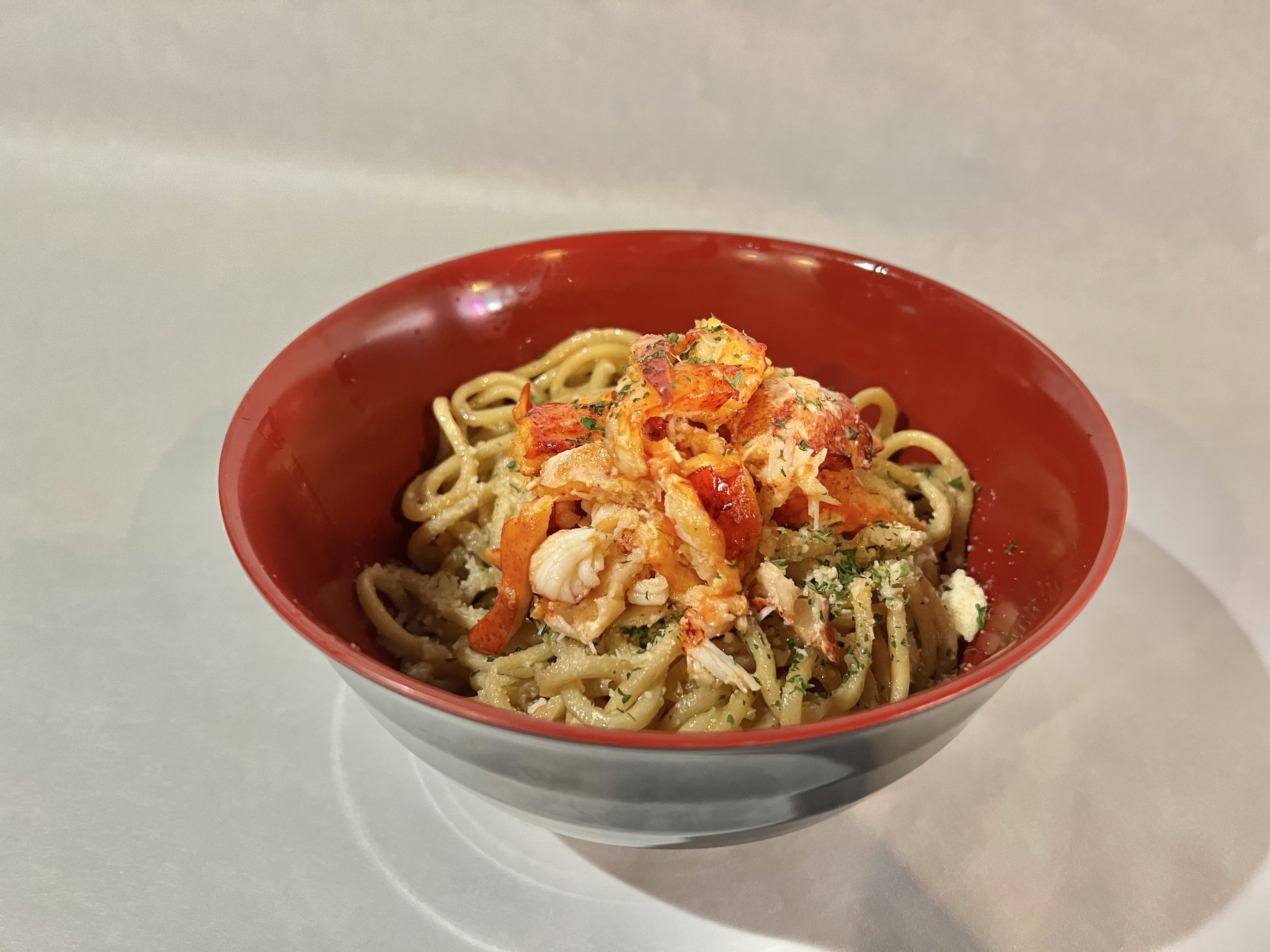 Order Garlic Noodle With Lobster Meat food online from Rockin Crawfish store, Concord on bringmethat.com
