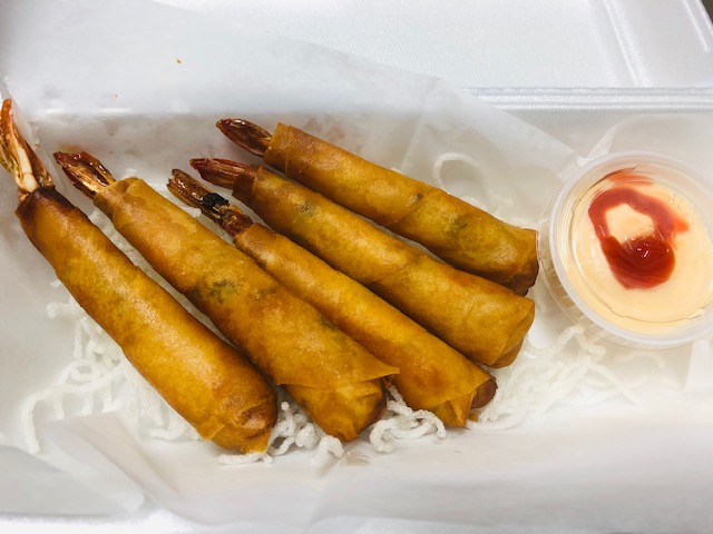 Order Shrimp Blanket food online from Si Lom Thai Asian store, Dallas on bringmethat.com