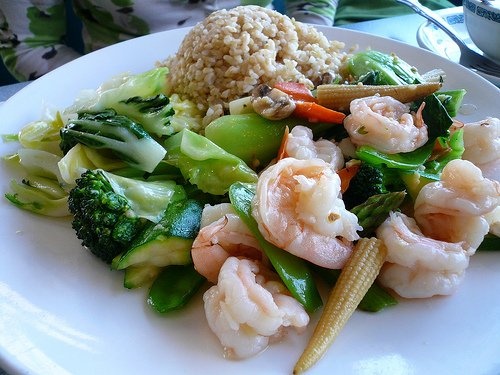 Order Prawns with Vegetables food online from Shangrila Chinese Cuisine store, Dublin on bringmethat.com