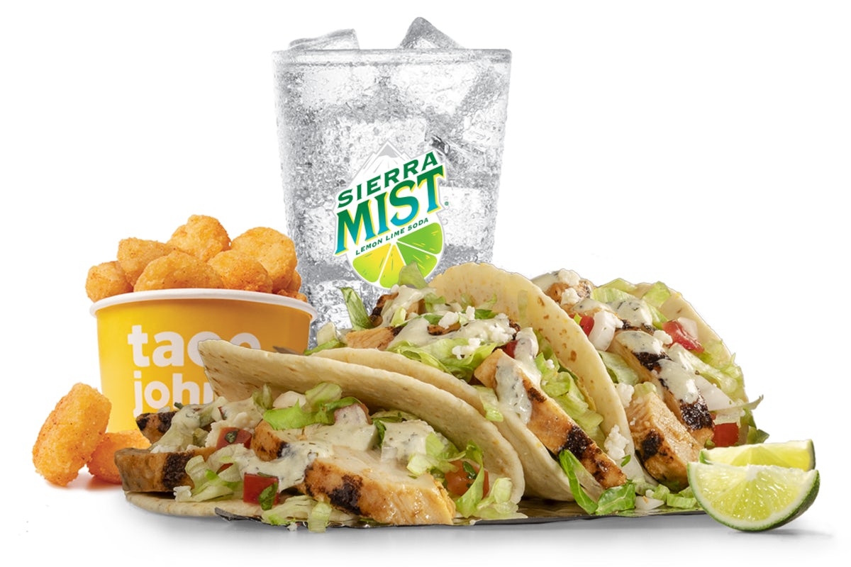 Order Street Tacos Trio Combo food online from Taco John's store, Morristown on bringmethat.com