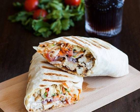 Order Ukrainian Chicken Wrap  food online from East and Feast Lounge store, Austin on bringmethat.com