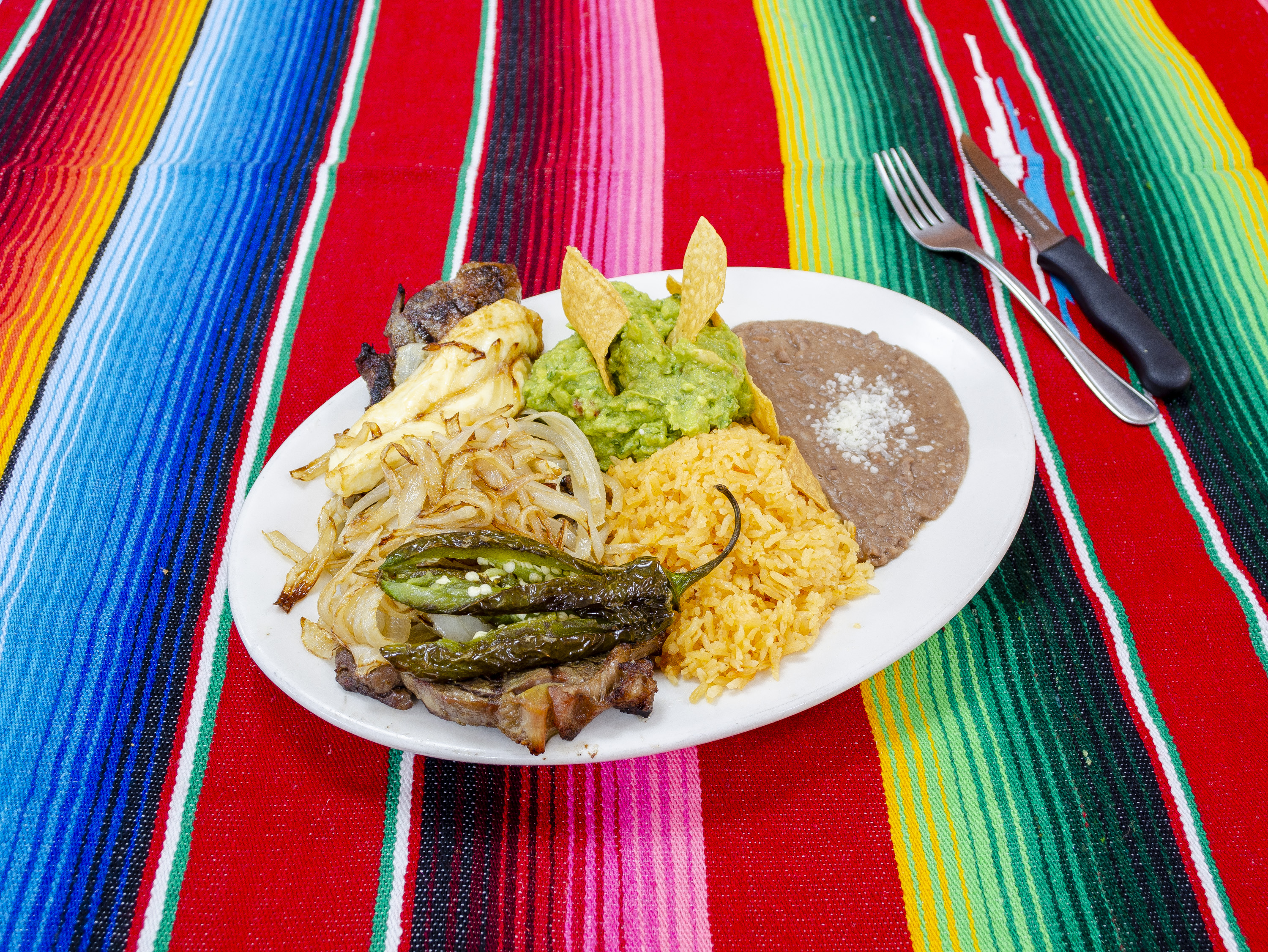 Order Bistec Ranchero Plate food online from Casa Lupita store, Bayonne on bringmethat.com