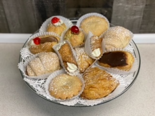 Order Assorted Mini Pastry food online from Disorbo Bakery store, Hamden on bringmethat.com
