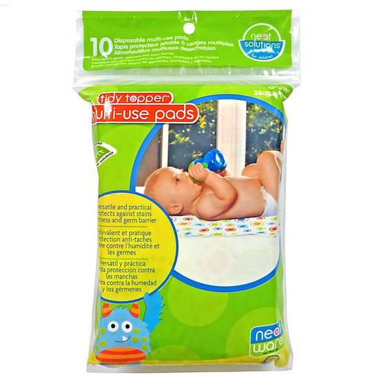 Order Neat Solutions® Tidy Topper® 10-Pack Disposable Multi-Use Pads in Multicolor food online from buybuy BABY store, Fresno on bringmethat.com