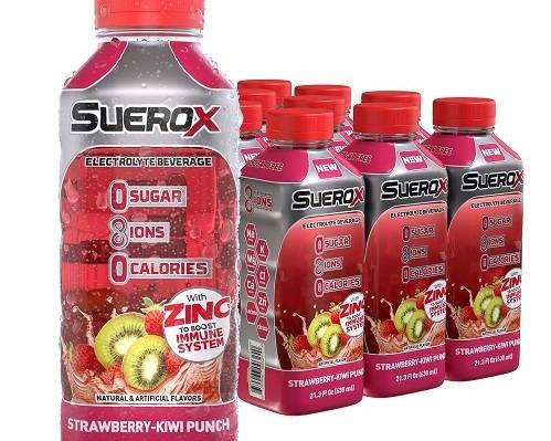 Order Suero X  Strawberry-Kiwi Punch 630ml food online from Glenrose Liquor & Mini Mart store, Glendale on bringmethat.com