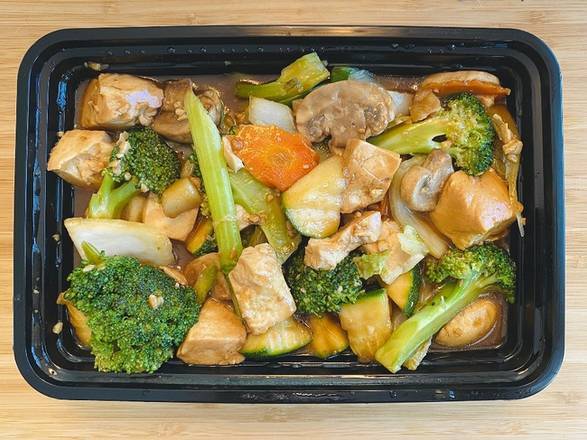 Order Tofu Plate food online from Little Chef Chinese Takeout @Aztec Food Hub store, San Diego on bringmethat.com