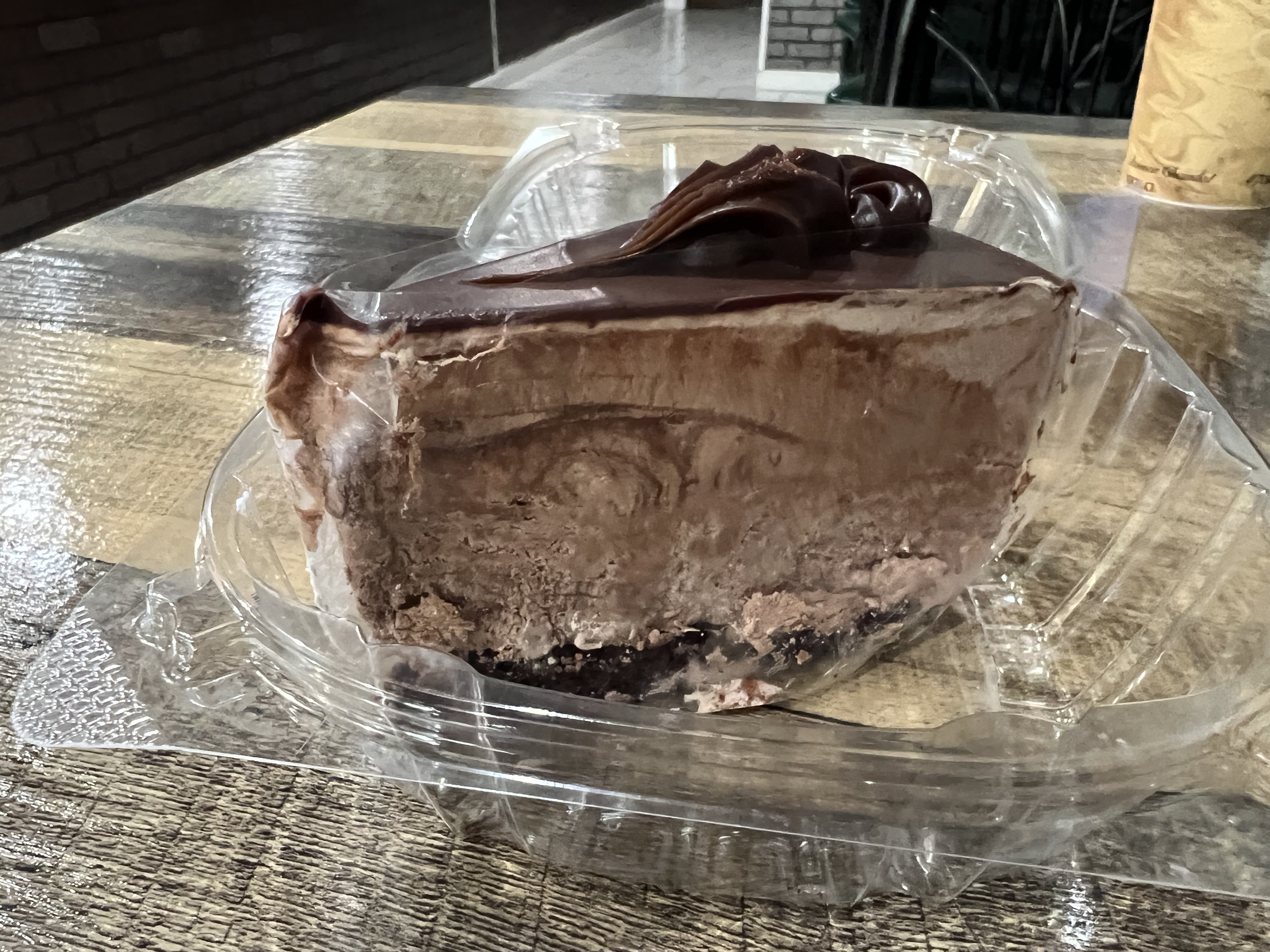 Order Slice of Chocolate Mousse Cake  food online from El paso mexican grill store, Brooklyn on bringmethat.com