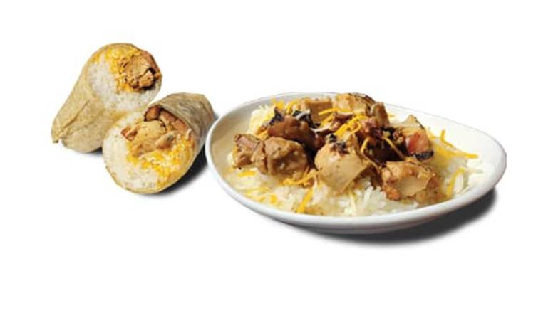 Order Kids Chicken Burrito food online from World Wrapps store, Santa Clara on bringmethat.com