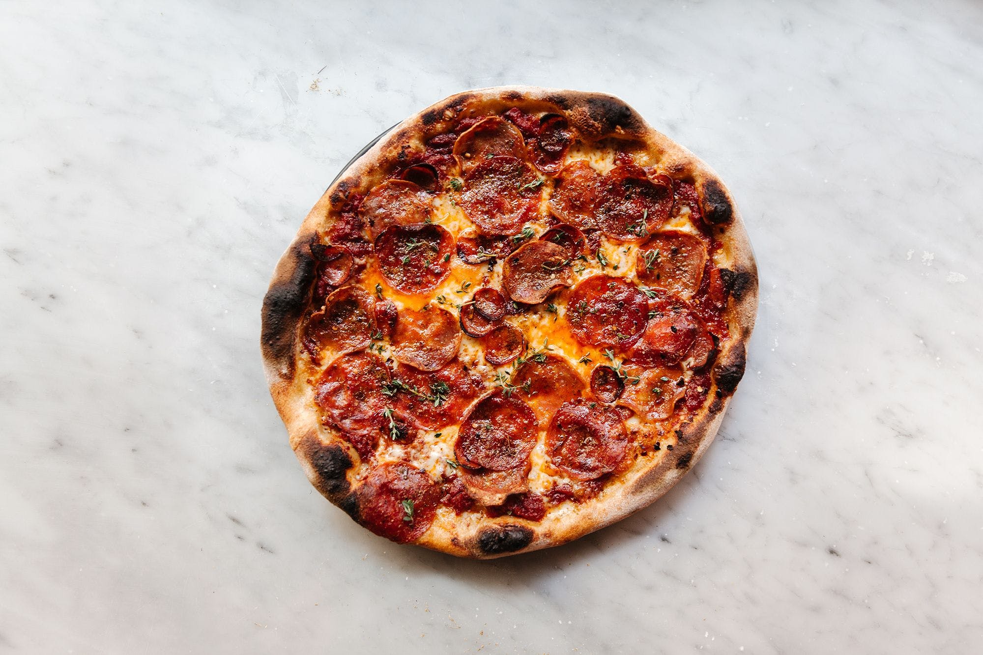 Order Pepperoni Pizza - Regular 12" food online from Metropolitan Pizza store, Philadelphia on bringmethat.com