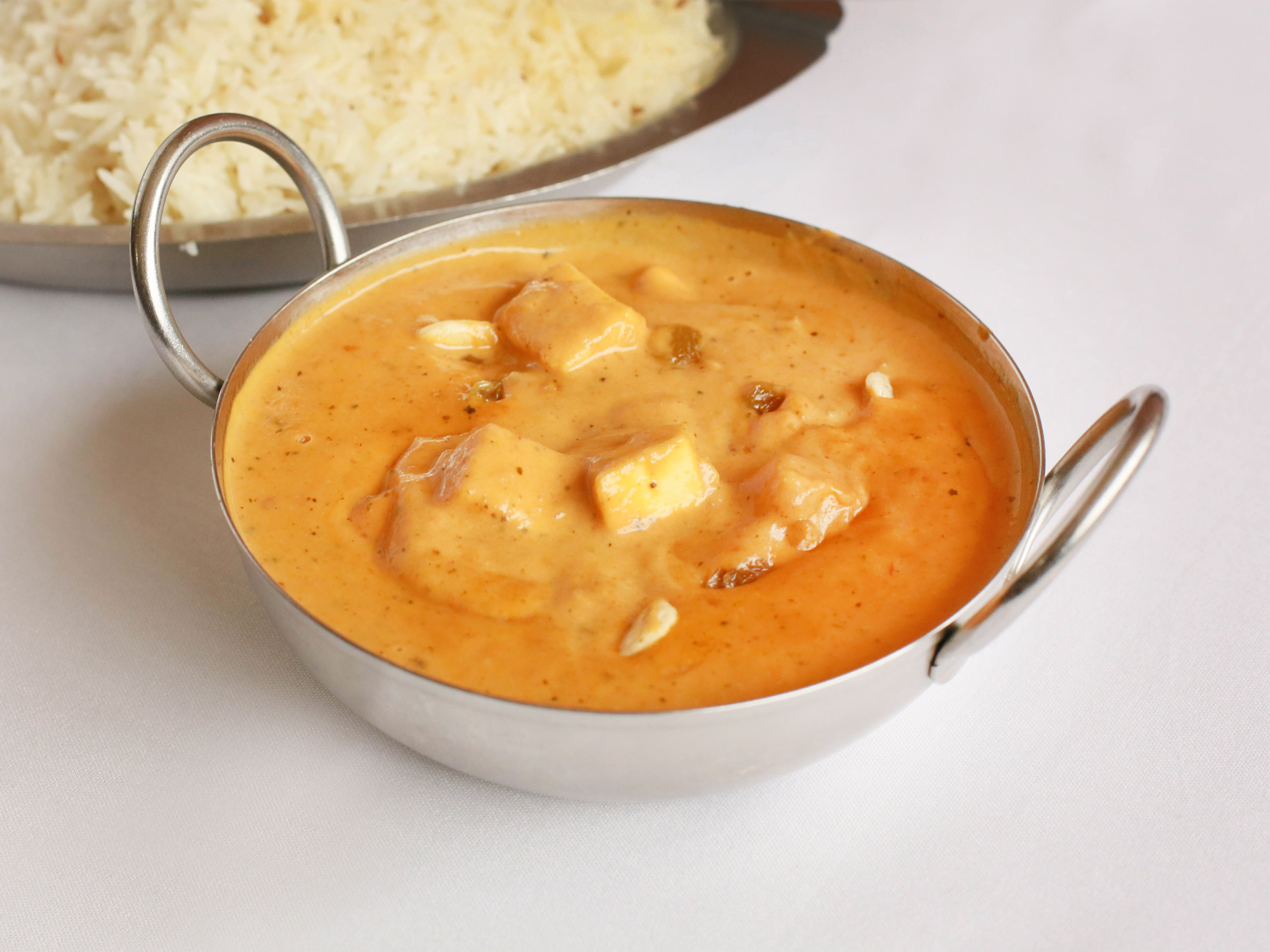 Order Shahi Paneer Curry food online from Tandoor Restaurant store, Milwaukee on bringmethat.com