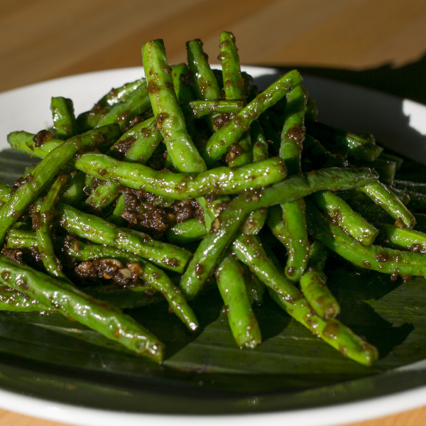 Order Belacan String Beans food online from Serai RICE & NOODLES store, Chicago on bringmethat.com
