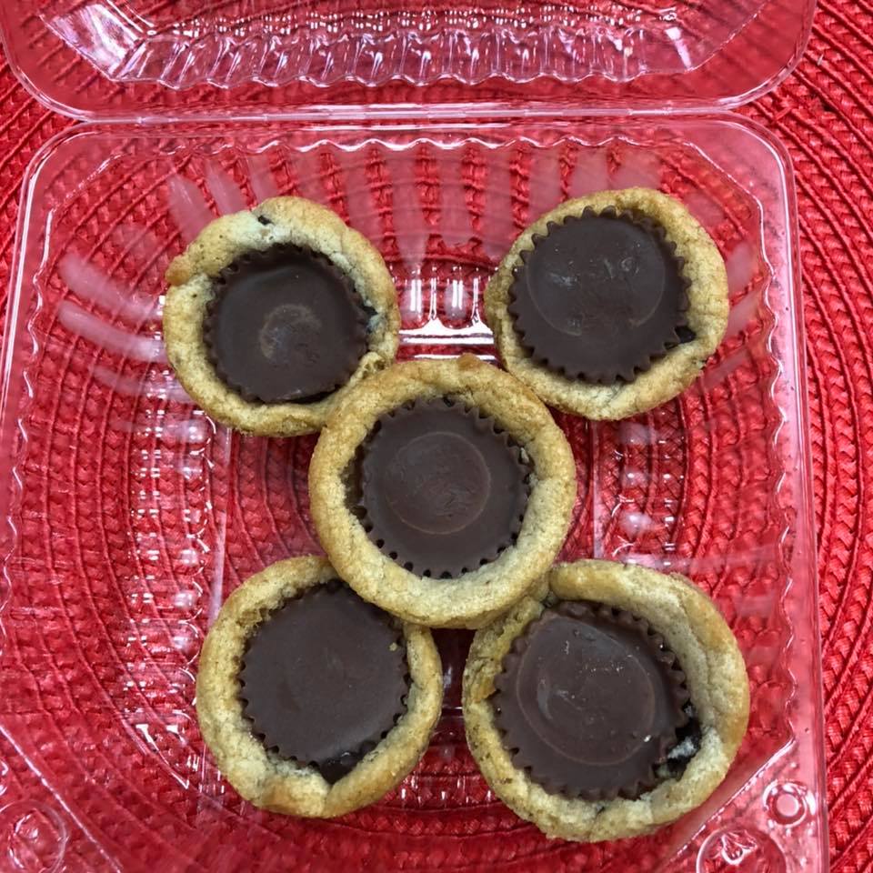 Order 5 Piece Reeses Peanut Butter Cup food online from Cookies by Gayla - West Ridge Mall store, Topeka on bringmethat.com